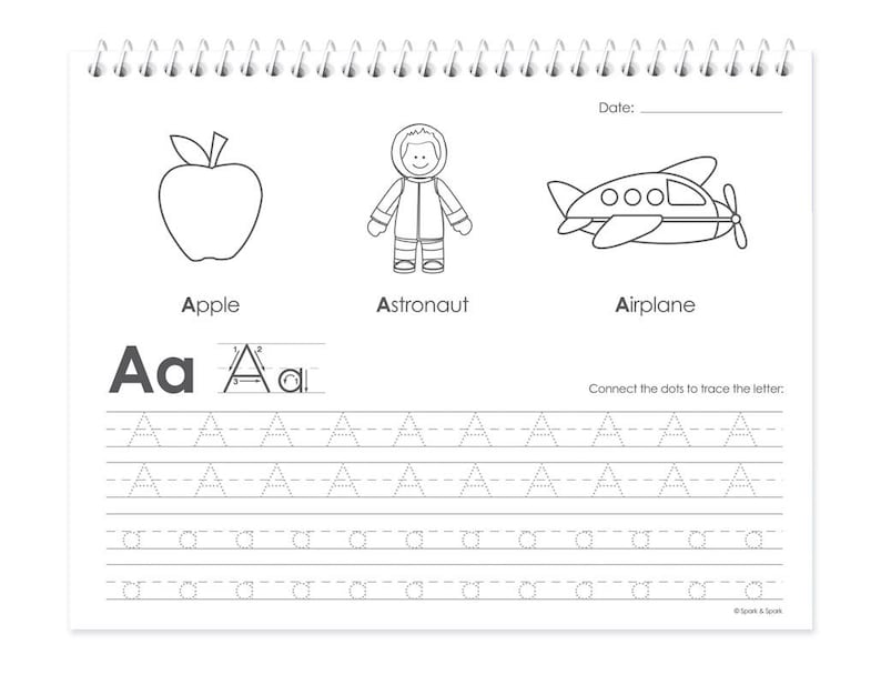 Livro de Escrita em Inglês Personalizado para Meninos | Caderno de Atividades para Crianças | Caderno de Redação | Caderno para Educação Infantil | Caderno para o 1º Ano imagem 3