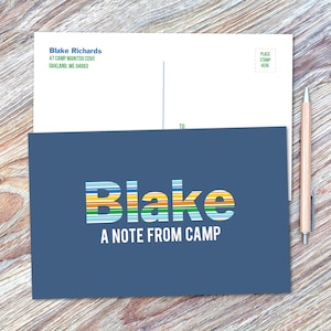 Cartes postales de camp d’été de garçon de bandes d’amusement (ensemble de 10) | Cartes postales pour enfants | Camp Stationery | Cartes postales de 6 » X 4 » pour enfants
