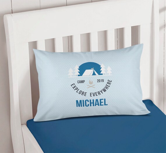 Pillowcase Blue My Pillow Explore Everywhere Blue Pillowcase Cover