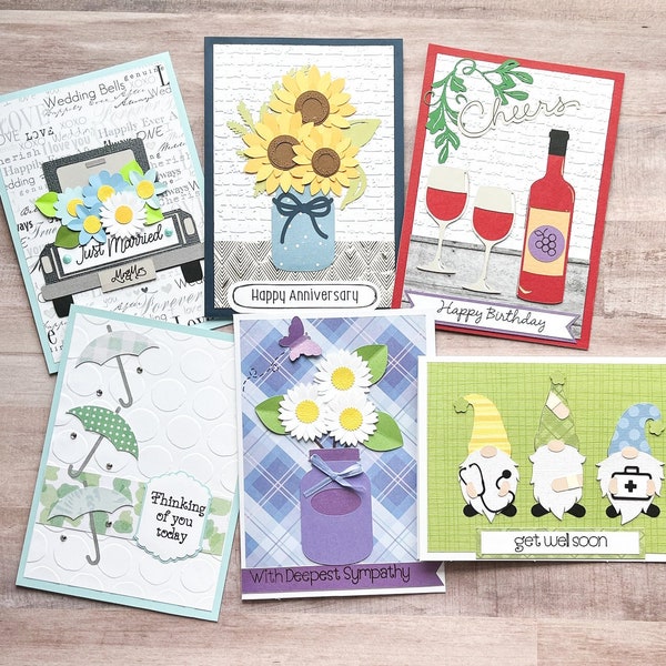 Boxed Card Gift Set, Bundle of Cards, Set of Greeting Cards, Gift Wrapped Gift, Assorted Card Pack, Gift for Grandma