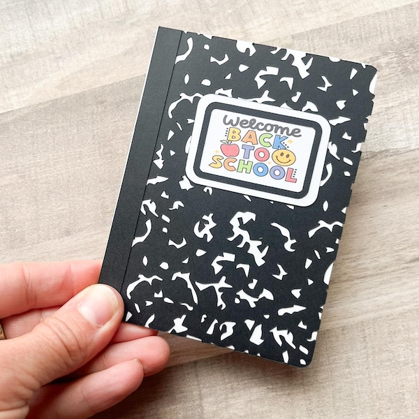 Notebook Gift Card Holder for Teacher, Thank You Teacher Gift, Teacher Appreciation Gift, End of School Year Gift, Back to School Gift