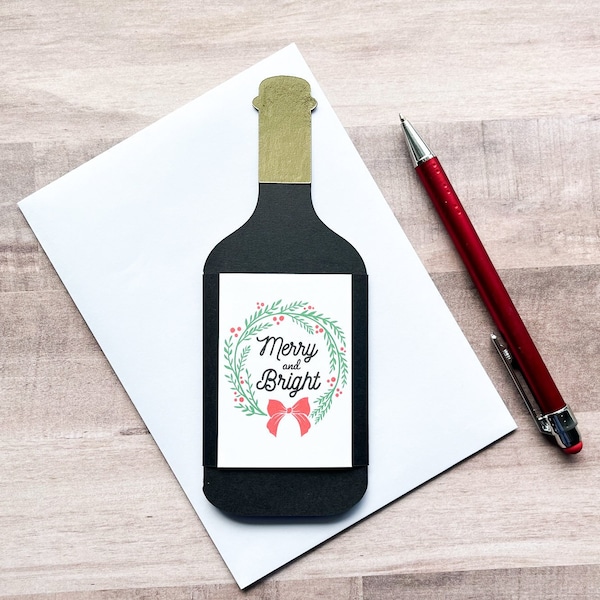 Wine Card Holder Etsy