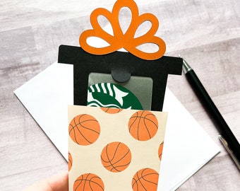 Gift Card Holder for Coach, Coach's Gift, Thank You Card for Coach, Sports Gift Card Holder, Gift Card Holder for Boy, Gift for Dad