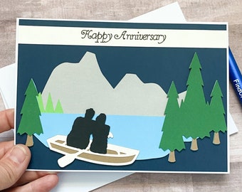 Happy Anniversary Card For Couple, Anniversary Card for Husband, Adventure Card