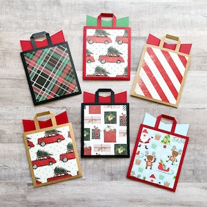 Holiday Gift Card Holder, Shopping Bag Gift Card Holder, Christmas Gift, Teacher Gift, Stocking Stuffer, Employee Gift