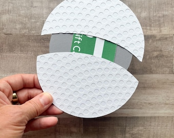 Golf Gift Card Holder, Golf Ball Gift Card Holder, Golfing Gift, Gift for Dad, Gift for Grandpa