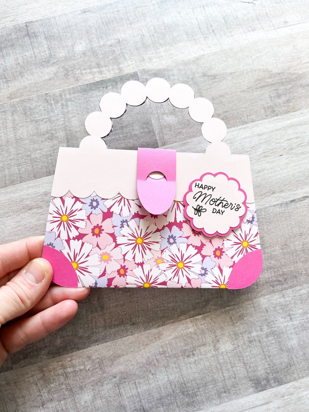 Mother's Day Gift Card Holder, Purse Giftcard Holder, Handbag Gift Card