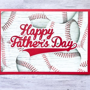 Father's Day Baseball Card, Baseball Dad Card, Father's Day Sports Card ...