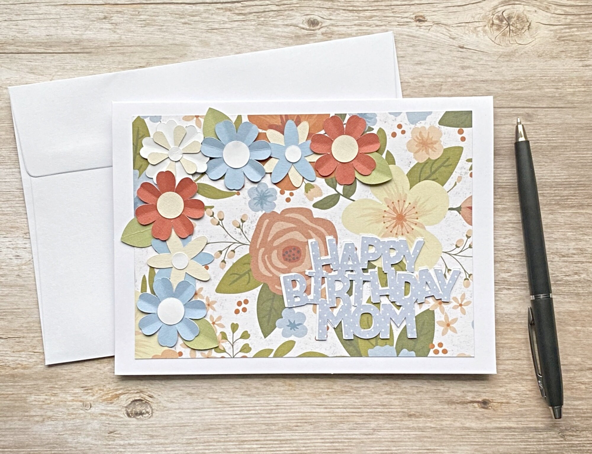 Happy Birthday Card For Mom Personalized Birthday Card | Etsy
