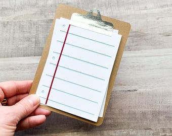 Teacher Gift Card Holder Clipboard, Teacher Appreciation Gift, End of Year Teacher Gift, Classroom Gift Idea
