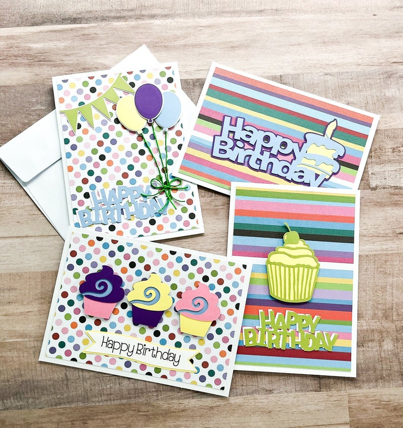 Birthday Cards Bulk Birthday Card Pack Set of Birthday Etsy