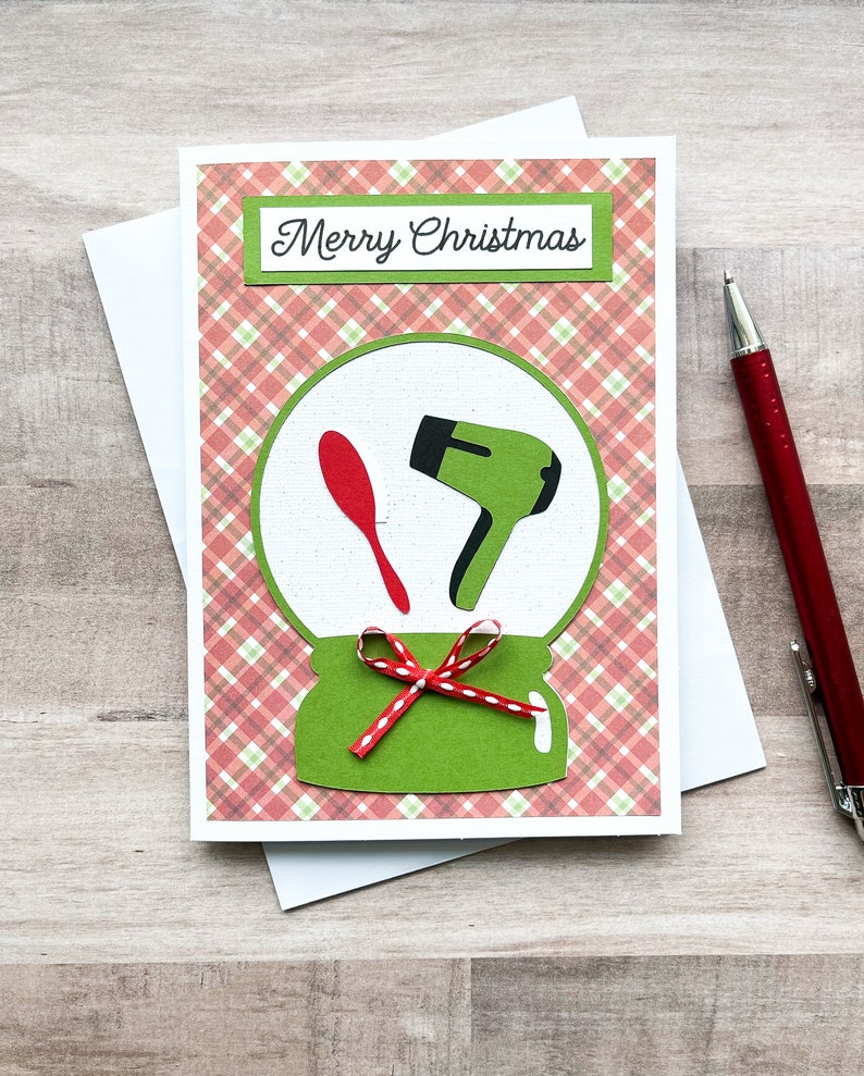 Christmas Card for Manicurist Christmas Card for Nail Etsy