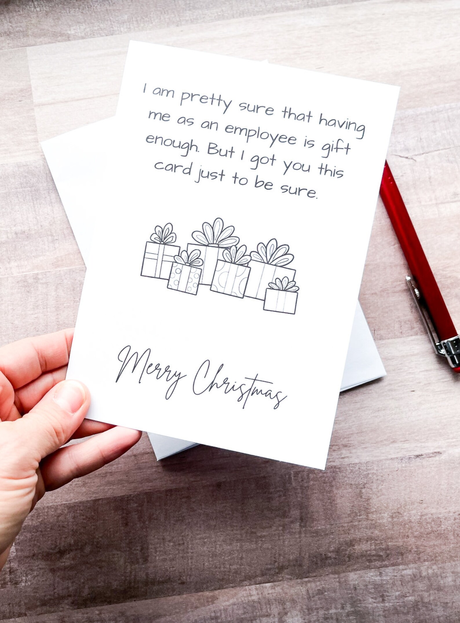 PRINTABLE Christmas Card for Boss Christmas Card for - Etsy