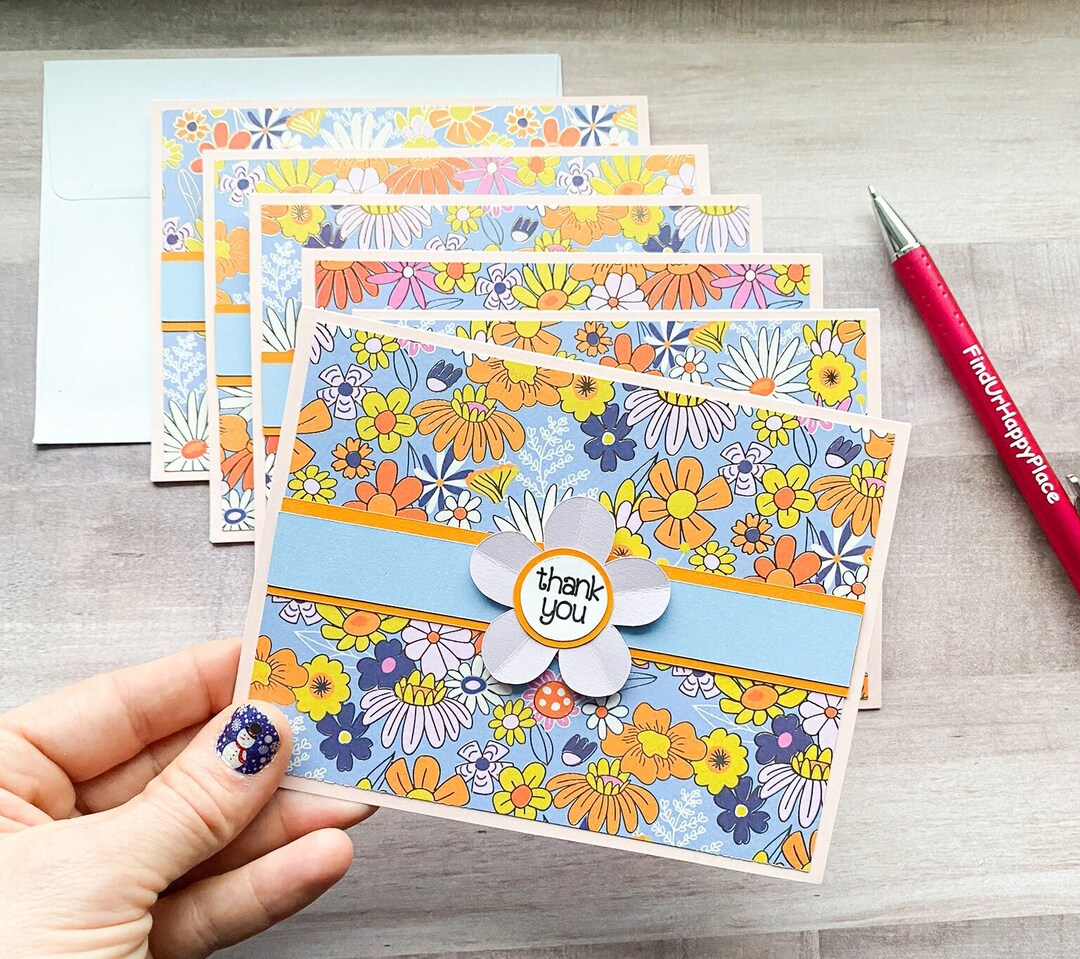 Floral Thank You Cards Boxed Set of Thank You Cards Pack of - Etsy Canada