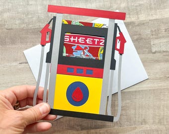 Gas Pump Gift Card Holder, Gas Gift Card Holder, Gas Station Gift, Fuel Gift Card, New Driver Gift, Teen Gift, Stocking Stuffer