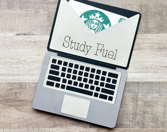 Laptop Gift Card Holder, Computer Gift Card Holder, Gift for Student, Gift for College Student, Back to School Gift