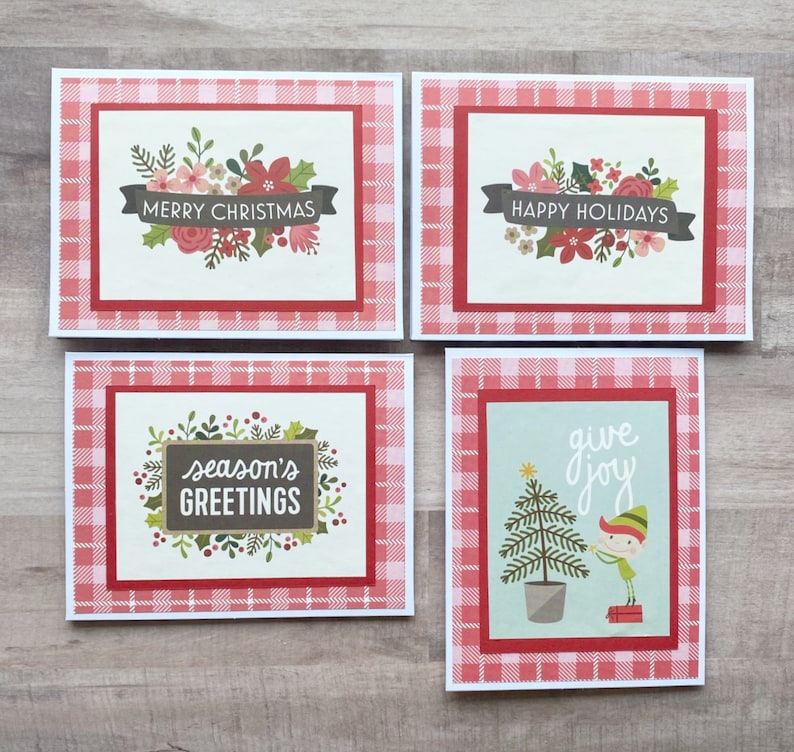 Bulk Christmas Cards Assorted Christmas Card Pack Christmas Etsy