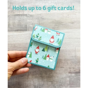 Monedero para tarjetas de regalo, porta tarjetas de regalo múltiples, porta tarjetas de regalo de Navidad, regalo de Navidad para adolescentes, regalo de vacaciones para maestros