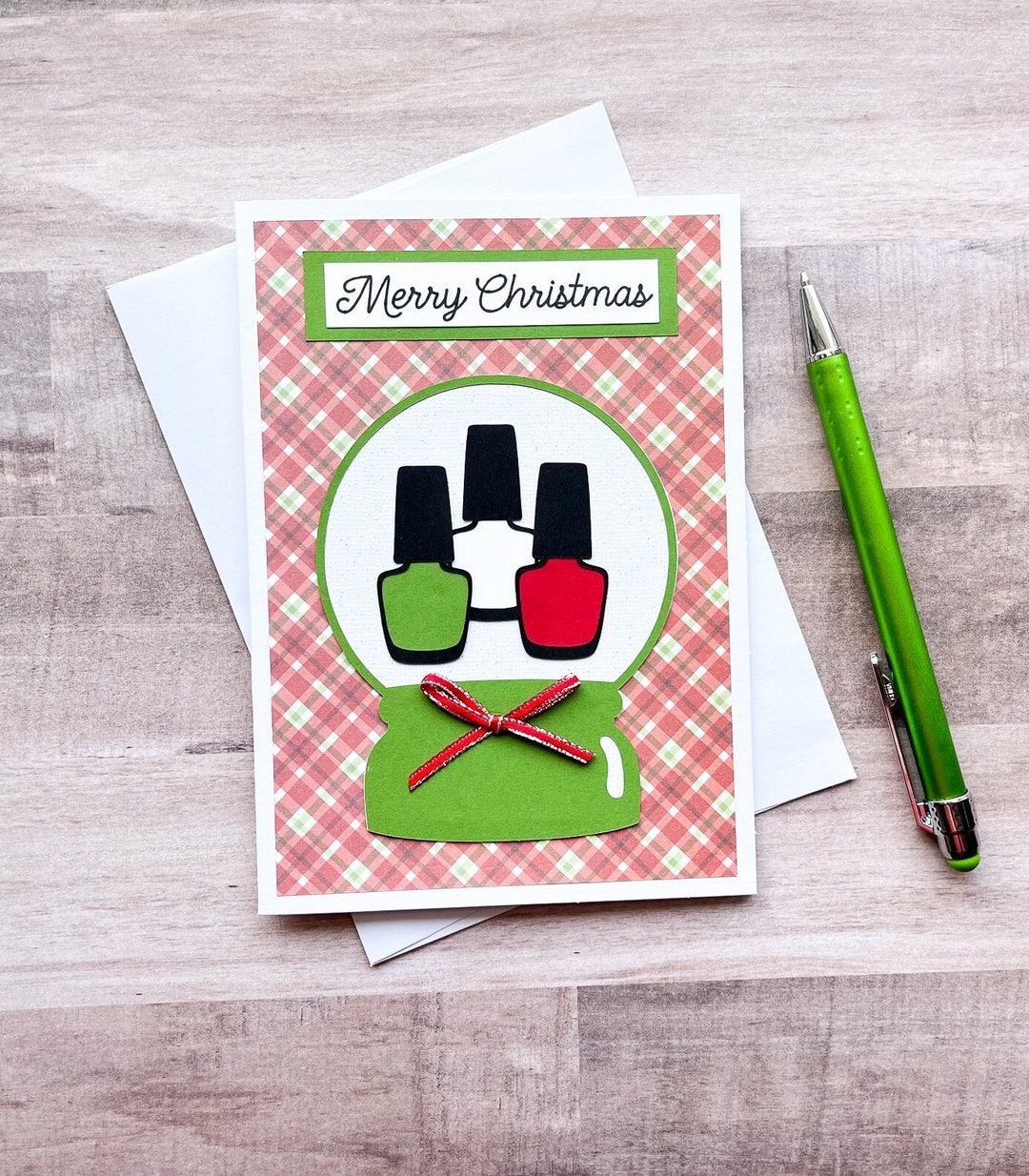 Christmas Card for Manicurist, Christmas Card for Nail Professional