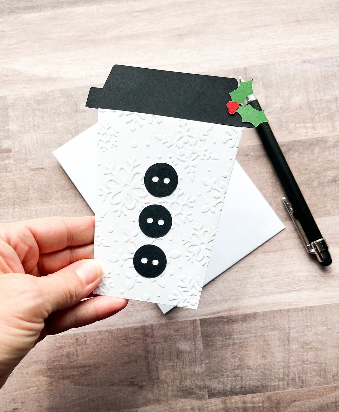 Snowman Gift Card Holder, Coffee Cup Gift Card Holder, Christmas Gift