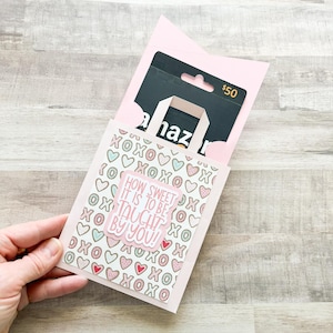 Extra Large Gift Card Holder, Teacher Gift, Valentines Gift Card Holders, Shopping Bag Gift Card Holder