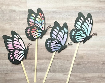 Butterfly Gift Card Holder, Teacher Appreciation Gift, Mother's Day Gift, Gift Card Bouquet, Floral Gift Card, Birthday Gift Card Holder