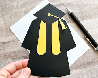 Graduation Gift Card Holder, Cap and Gown Graduation Card, Congratulations Grad Card, Gift Card Holder, Class of 2025