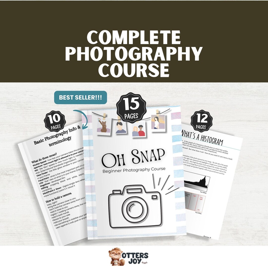 Photography Class Kit for Kids: Beginner Lessons & Teaching Guide (PDF ...