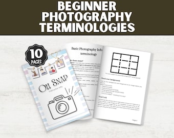 Photography Terminology Guide for Kids: Class Kit, Engaging Lesson Ideas (PDF Download)