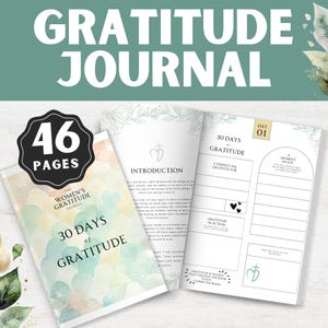 Christian Gratitude Journal, Daily Reflection Prompts for Women, Self-Care Printable, Bible Study Notes, Spiritual Mindfulness, Guided Use
