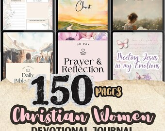 Christian Women's Devotional Journal – Prayer Prompts, Scripture Reflection (PDF Download)