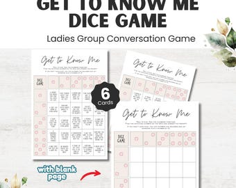 Women's Ministry Dice Game: Christian Icebreaker, Ladies Group Activity (Digital Download)