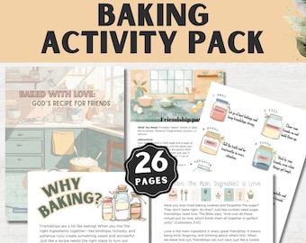 Christian Friendship Activity Pack: Printable Games & Crafts (Grades 3-5)