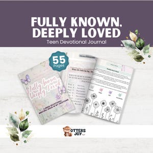 Teen Girls' Christian Devotional Journal: Floral Scripture Study (PDF Download)