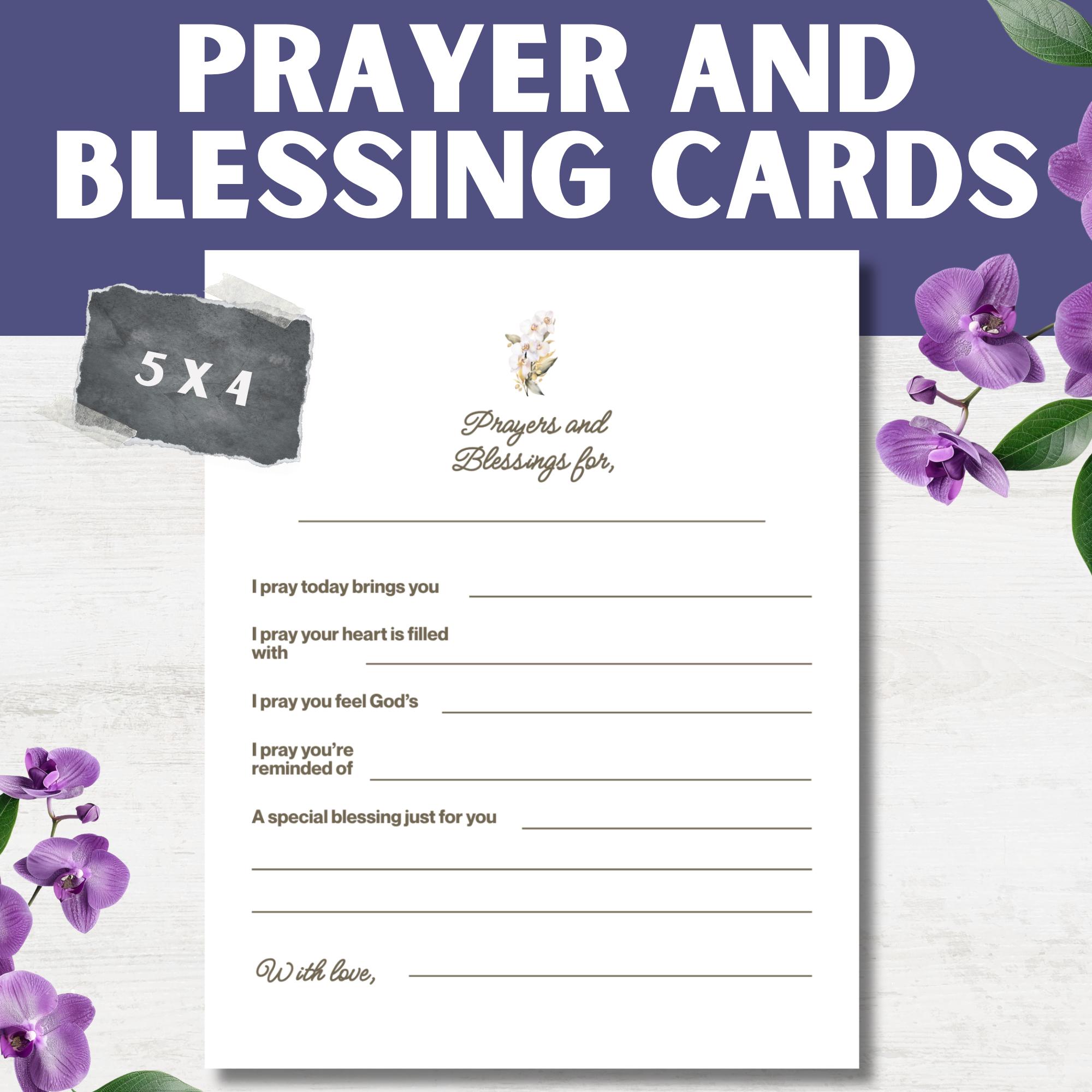 Christian Blessing Cards: Printable Scripture Notes for Friends and ...