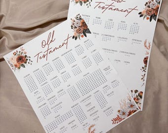 Bible Reading Checklist Printable: Christian Study Guide and Tracker (PDF Download)