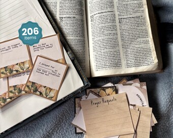DIY Prayer Request Board Kit: Christian Scripture Cards (Digital Download)