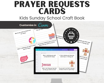 Printable Prayer Request Cards Template: Church Ministry Handouts (PDF)