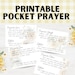 Pocket Prayer Cards Printable: Christian Scripture Cards (digital ...