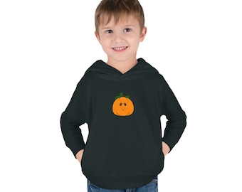 Halloween Cute Pumpkin- Toddler Pullover Fleece Hoodie