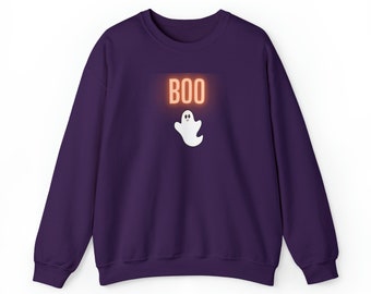 Halloween Ghost Boo Sweatshirt, Cute Ghost