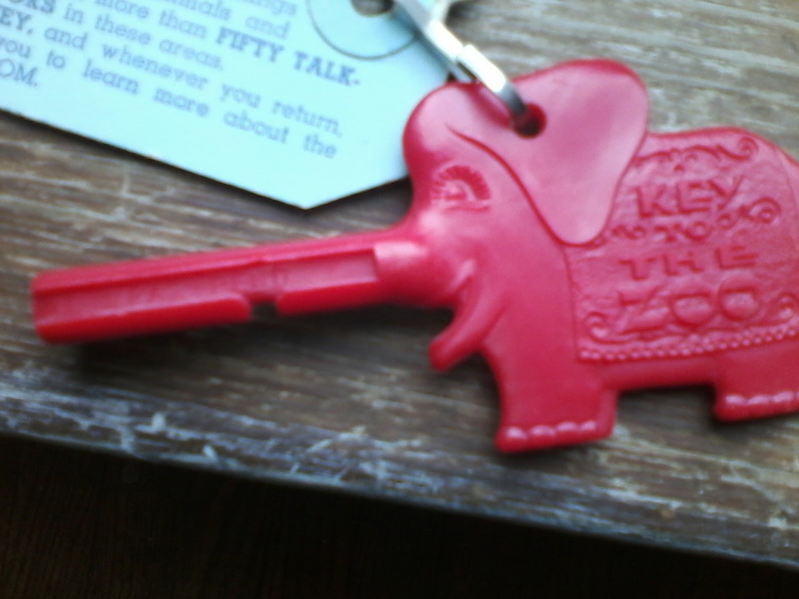 Vintage Key to the Detroit Zoo Elephant Souvenir Visit Etsy