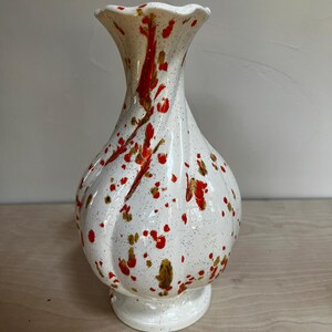 Vintage MCM-splattervaas ~ Groovy!