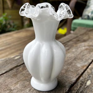 Fenton Glass Vase - Etsy