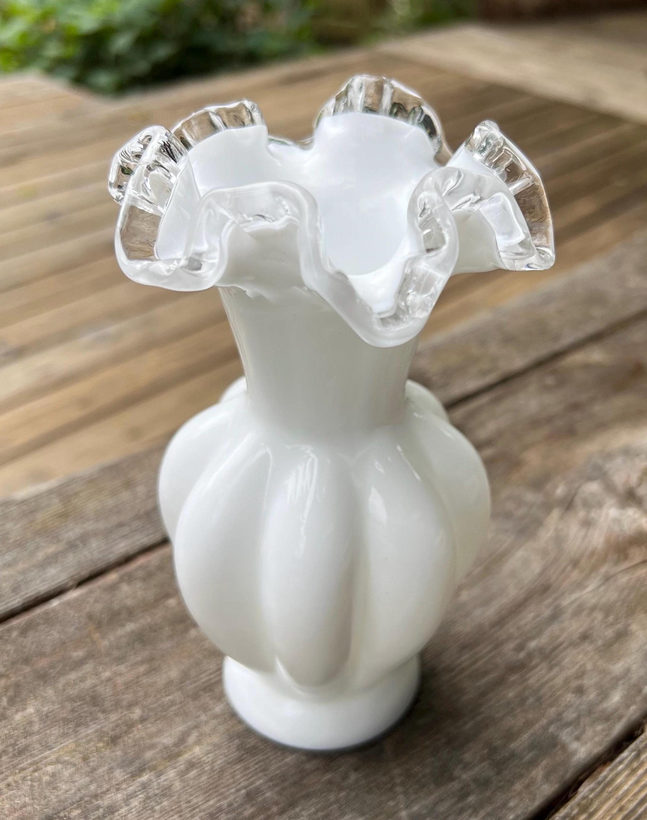 Fenton Milk Glass - Etsy Canada