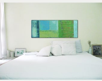 Wall Art, Wall PAINTING, Painting hand made, Landscape Painting, Acrylic painting, Modern abstract art art Canvas Size 48x18 inches