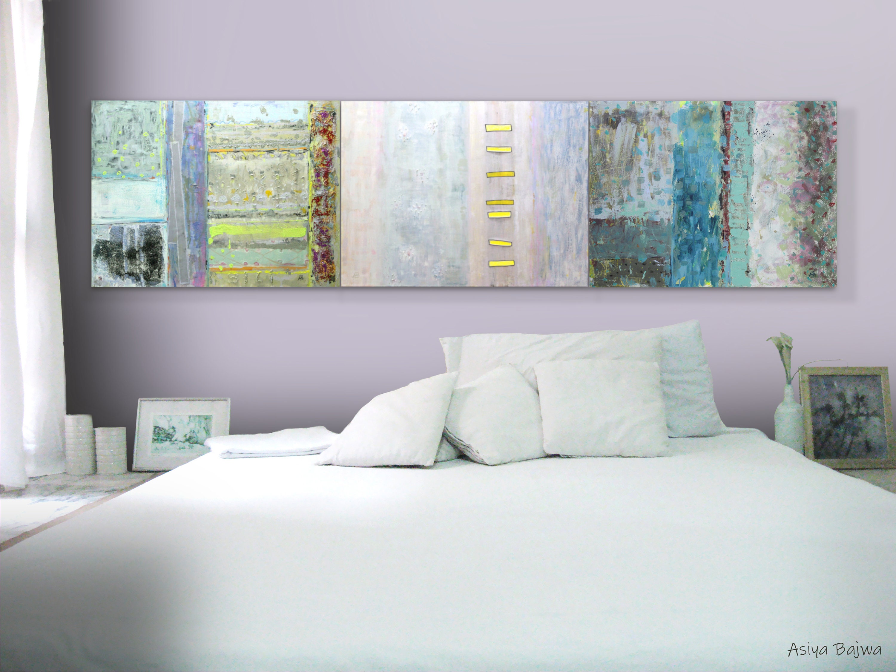 Art CANVAS Painting Wall Art Modern Abstract Art 32 X Etsy