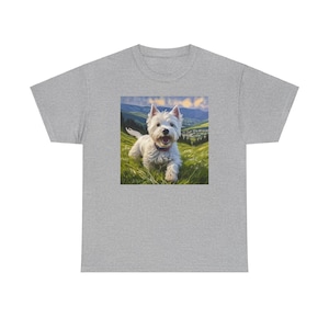 Westie Dreamy Tribute Unisex Heavy Cotton Tee"