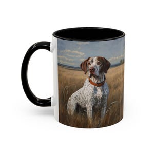 Braque de Bourbonnais - Ceramic Accent Coffee Mug - 2 Sizes
