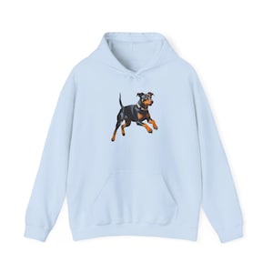 Manchester Terrier Unisex 50/50 Hooded Sweatshirt